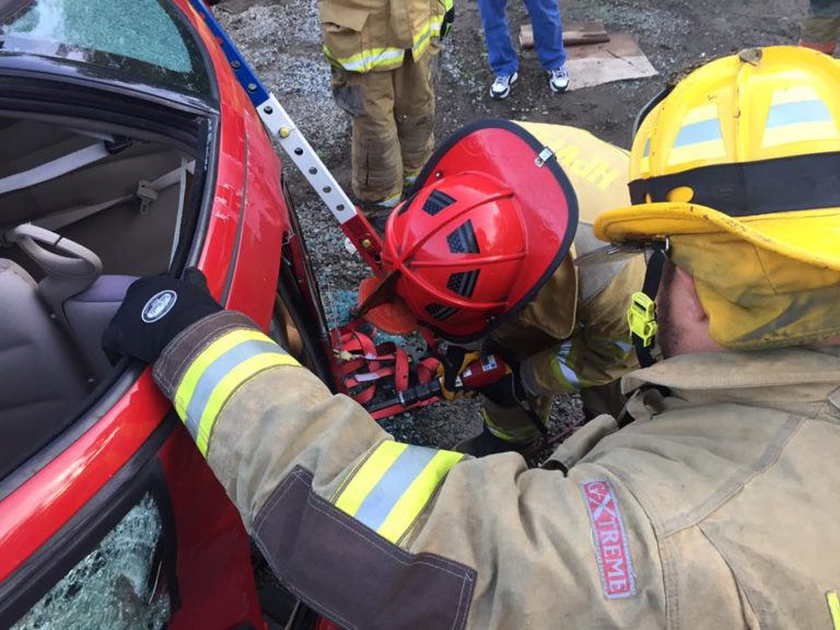 Vehicle Extrication Drill - Holiday Park VFD