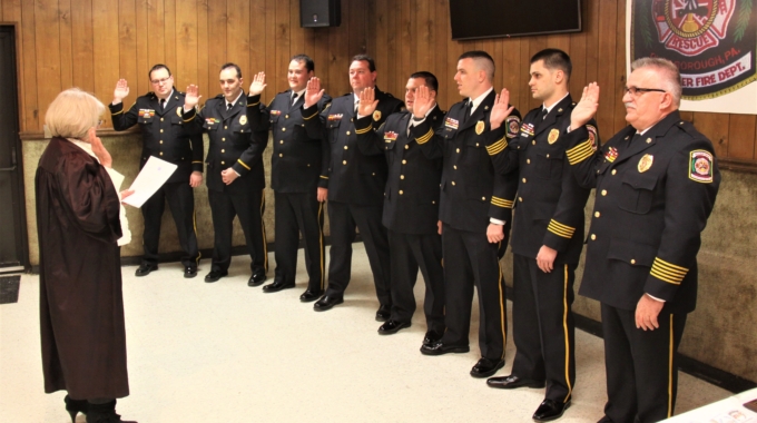 2019 Line Officers Sworn In
