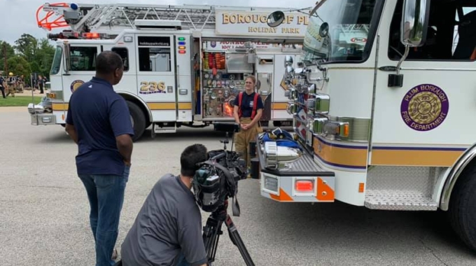 WTAE-TV News 4 hangs with our Fire Camp