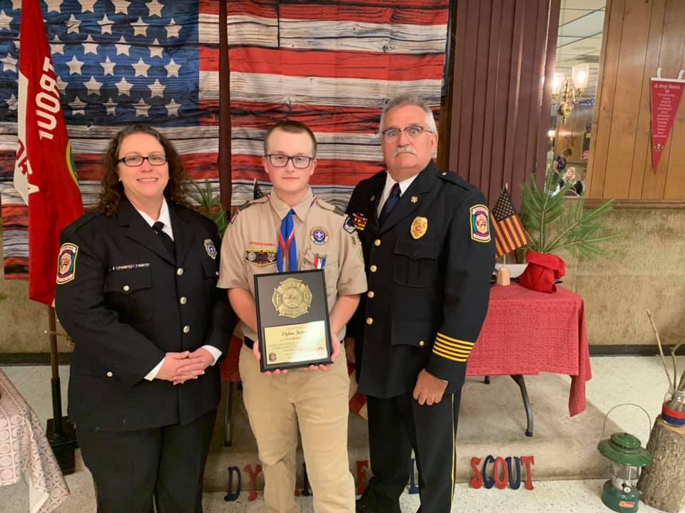 Holiday Park VFD Junior Firefighter earns Boy Scouts highest honor ...