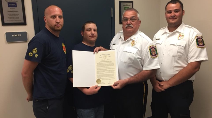 Holiday Park VFD Recognized for Efforts with the FD Relief Mission