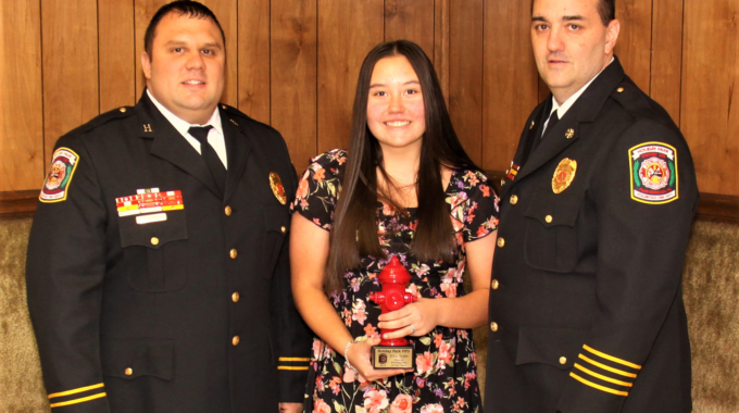 Junior Firefighter of the Year in 2019