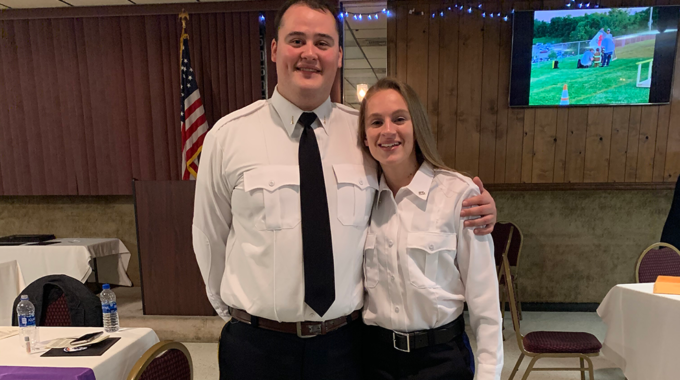 Two Firefighters Earn their EMT Certification