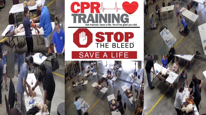 Holiday Park VFD Hosts Stop the Bleed & CPR Classes for the Community for National EMS Week 2021