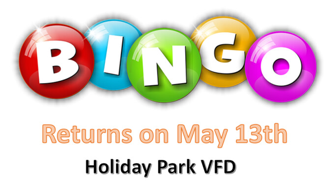 Weekly Bingo Nights Return on May 13th with COVID-19 Safety Policies