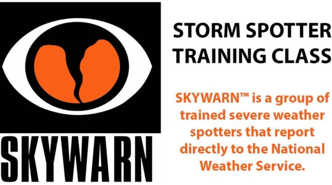 SKYWARN Class to be held at Holiday Park VFD for the Public