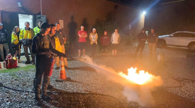 NPM 2021: Community Members take part in Home Fire Safety Class