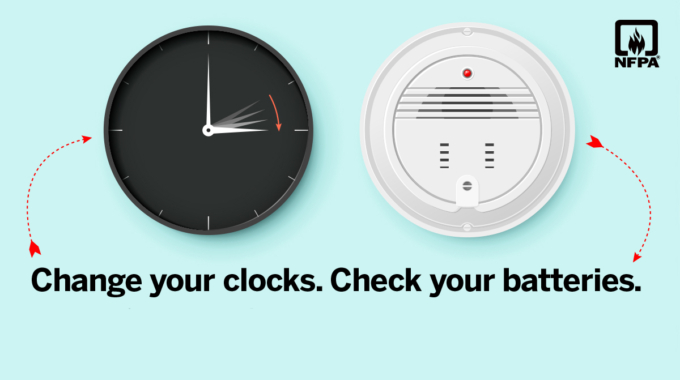 Spring Ahead on 3/13: Changing Clocks and Batteries in Smoke & CO Alarms