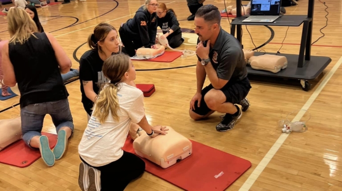 Large Attendance for Annual Fall Community CPR Class