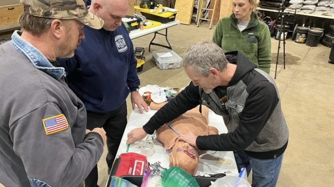 Three Firefighters Complete Tactical Emergency Causality Care