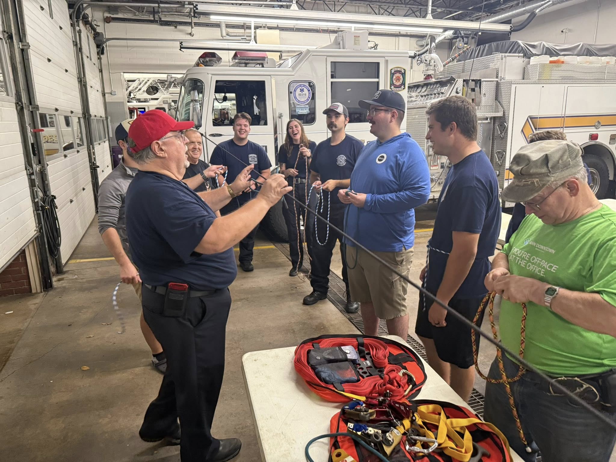 Rrat Ropes N Riggin Basic Ropes & Rigging Class Kicks Off - Holiday Park VFD