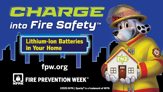 From Phones to Power Tools: Holiday Park VFD Urges Residents to Know the Risks of Lithium-Ion Batteries this Fire Prevention Week