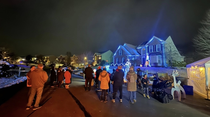 Santa Escorted to Whispering Pines