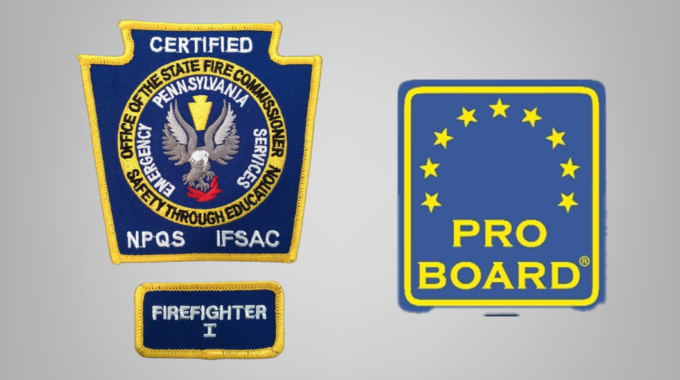 Four Firefighters Earn National Firefighter 1 Pro Board Certification