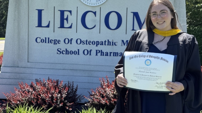 EMR Hannah Westover Earns Her Masters of Science Degree